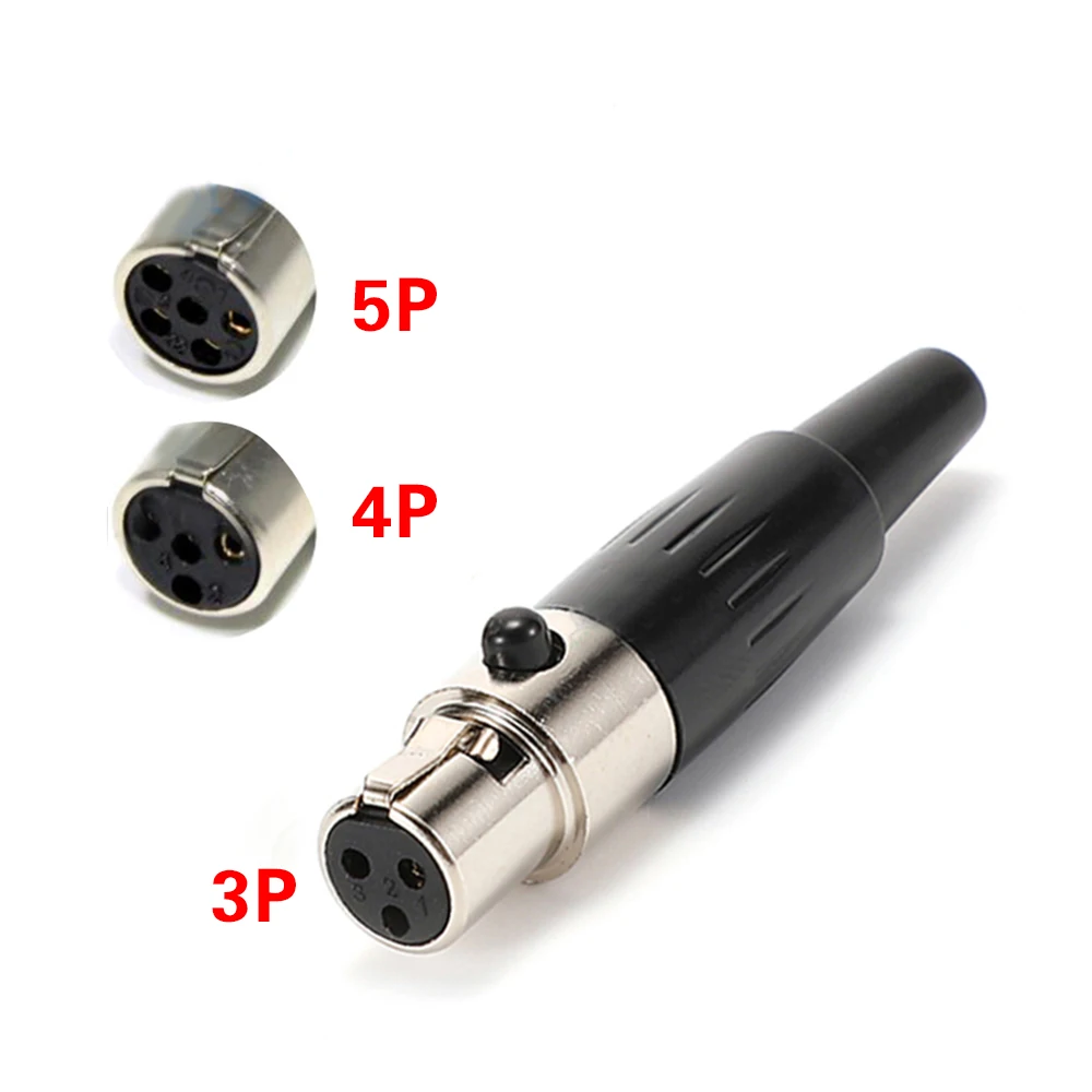1PCS 3 4 5 PIN Mini XLR Female Aviation Connector for Microphone Audio Video Connect
1PCS 3 4 5 PIN Mini XLR Female Aviation Connector for Microphone Audio Video Connect