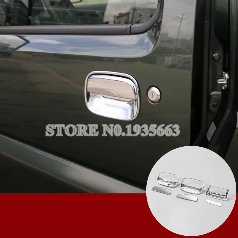ABS Chrome Car Door Handle & Tailgate Handle Cover For Suzuki Jimny 2007-2017 6pcs Silver/Red Car Decor Car Trim
ABS Chrome Car Door Handle & Tailgate Handle Cover For Suzuki Jimny 2007-2017 6pcs Silver/Red Car Decor Car Trim