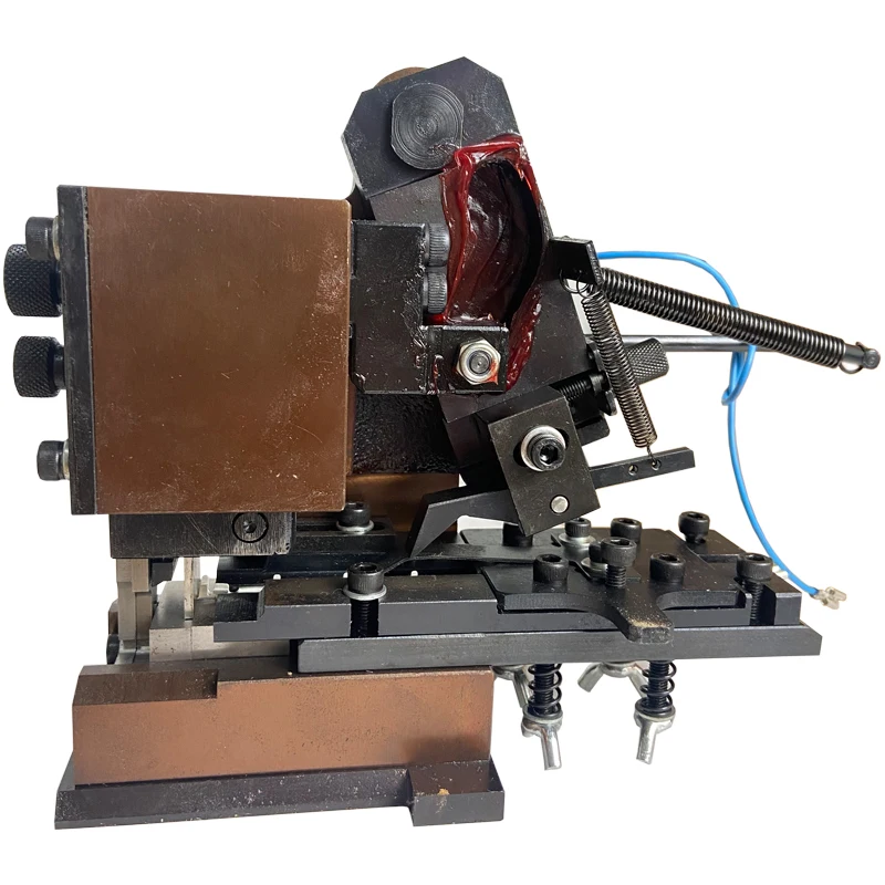 Vertical Type End Feed Terminal Crimping OTP Mold Crimp of Automotive Terminals Wire Terminal Crimping Applicator Tooling
Vertical Type End Feed Terminal Crimping OTP Mold Crimp of Automotive Terminals Wire Terminal Crimping Applicator Tooling