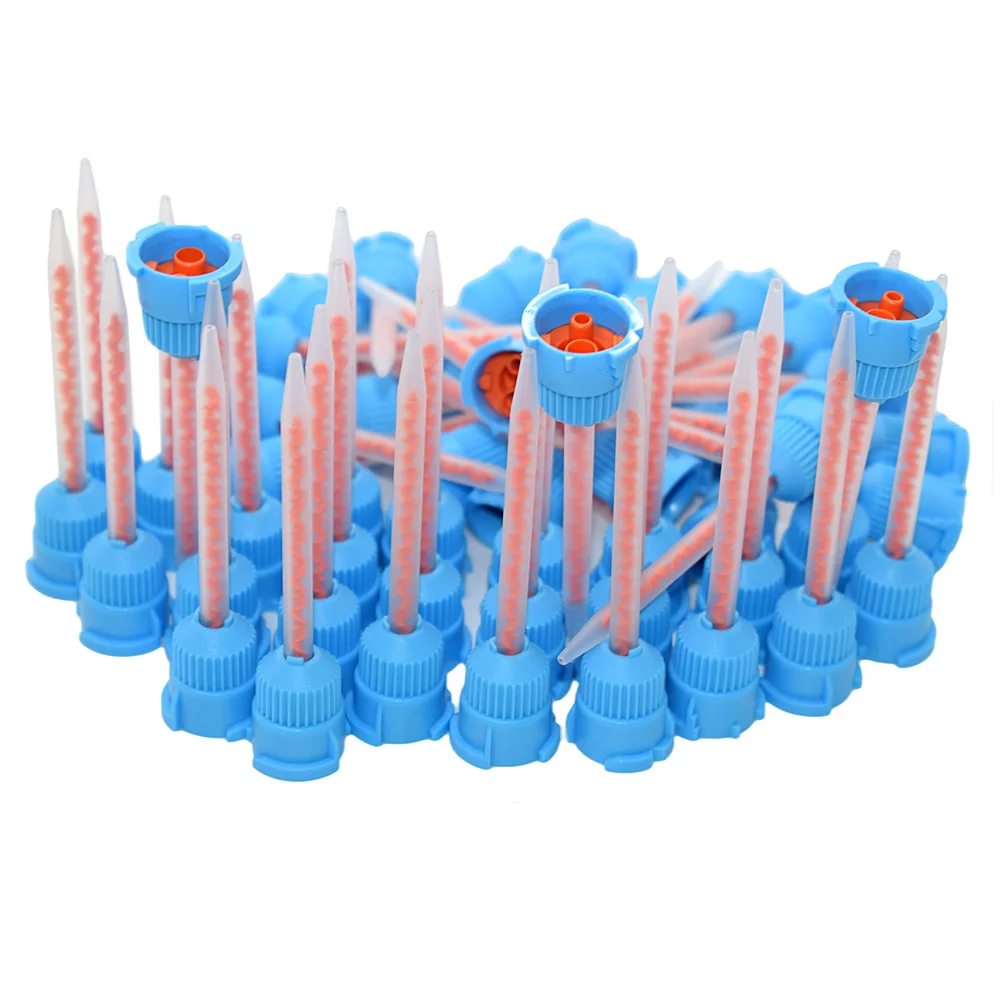 50pcs Mixing Nozzle 10:1 Epoxy Adhesive Resin AB Glue Static Mixer Caulking Gun Dispenser Dual Cartridge Round Mixing Tube Set
50pcs Mixing Nozzle 10:1 Epoxy Adhesive Resin AB Glue Static Mixer Caulking Gun Dispenser Dual Cartridge Round Mixing Tube Set