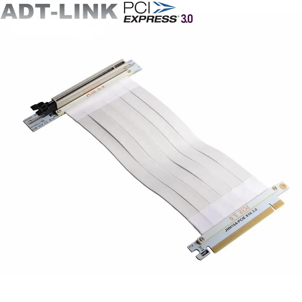 Белый кабель расширения PCIe 3,0 x16 к x16 PCI Express 3,0 удлинитель GPU 90 углов гибкий плоский Удлинительный кабель вертикальная видеокарта
Белый кабель расширения PCIe 3,0 x16 к x16 PCI Express 3,0 удлинитель GPU 90 углов гибкий плоский Удлинительный кабель вертикальная видеокарта