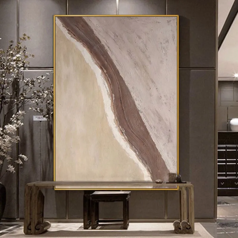 Hand-Painted Abstract Oil Painting Living Room Modern Simple Abstract Deep Soil Yellow American Nordic Large Decorative Painting
Hand-Painted Abstract Oil Painting Living Room Modern Simple Abstract Deep Soil Yellow American Nordic Large Decorative Painting
