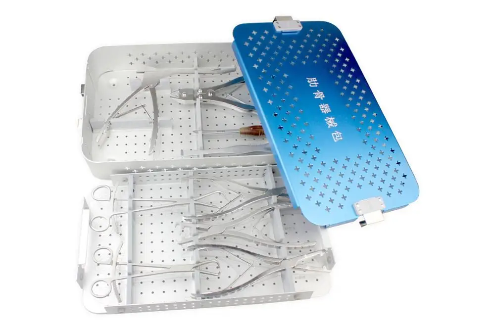 Orthopaedic Thoracic Surgery Instrument Medical Reconstructive sternum Rib Instrument set Rib claw titanium Plate Shaping pliers
Orthopaedic Thoracic Surgery Instrument Medical Reconstructive sternum Rib Instrument set Rib claw titanium Plate Shaping pliers