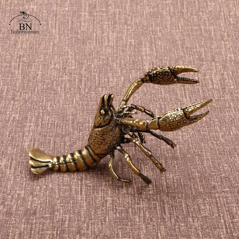 Pure Copper Animal Lobster Tea Pet Products Mini Seafood Big Sea Animals Classic Statue Sculpture Nordic Decoration Home
Pure Copper Animal Lobster Tea Pet Products Mini Seafood Big Sea Animals Classic Statue Sculpture Nordic Decoration Home
