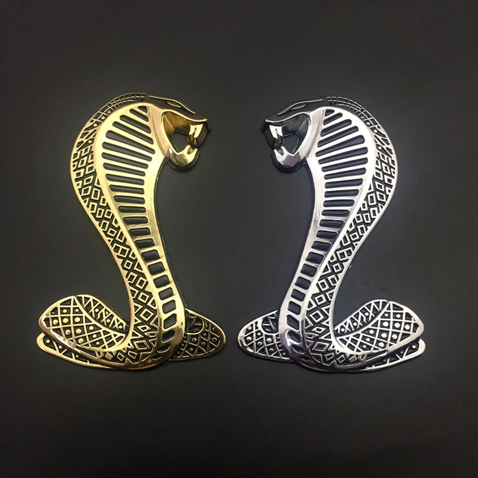 3D Metal Cobra Snake Cobra 3D Emblem Sticker Metal Auto Car Shelby Mustang Gold ,Silver GT MYCT-54
3D Metal Cobra Snake Cobra 3D Emblem Sticker Metal Auto Car Shelby Mustang Gold ,Silver GT MYCT-54