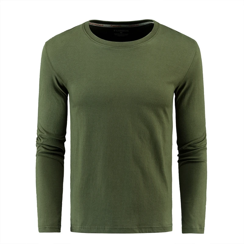 New Korean Fashion Versatile Top Pure Cotton Round Neck With Bottomed Shirt Large Long Sleeve T-Shirt Men'S Spring And Autumn
New Korean Fashion Versatile Top Pure Cotton Round Neck With Bottomed Shirt Large Long Sleeve T-Shirt Men'S Spring And Autumn