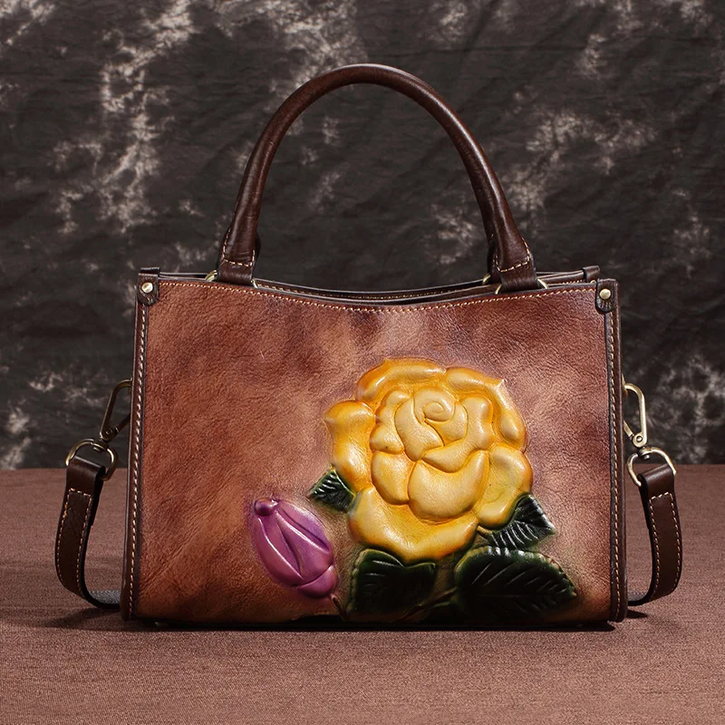 Leather vintage handbag Casual hand-rubbed leather top layer cowhide crossbody shoulder bag
Leather vintage handbag Casual hand-rubbed leather top layer cowhide crossbody shoulder bag