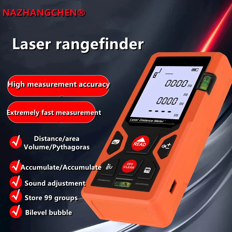 Laser Rangefinder Mini Laser Distance Meter Electric Gauge Measuring Ruler LCD Digital Display Woodworking for Home Improvement
Laser Rangefinder Mini Laser Distance Meter Electric Gauge Measuring Ruler LCD Digital Display Woodworking for Home Improvement