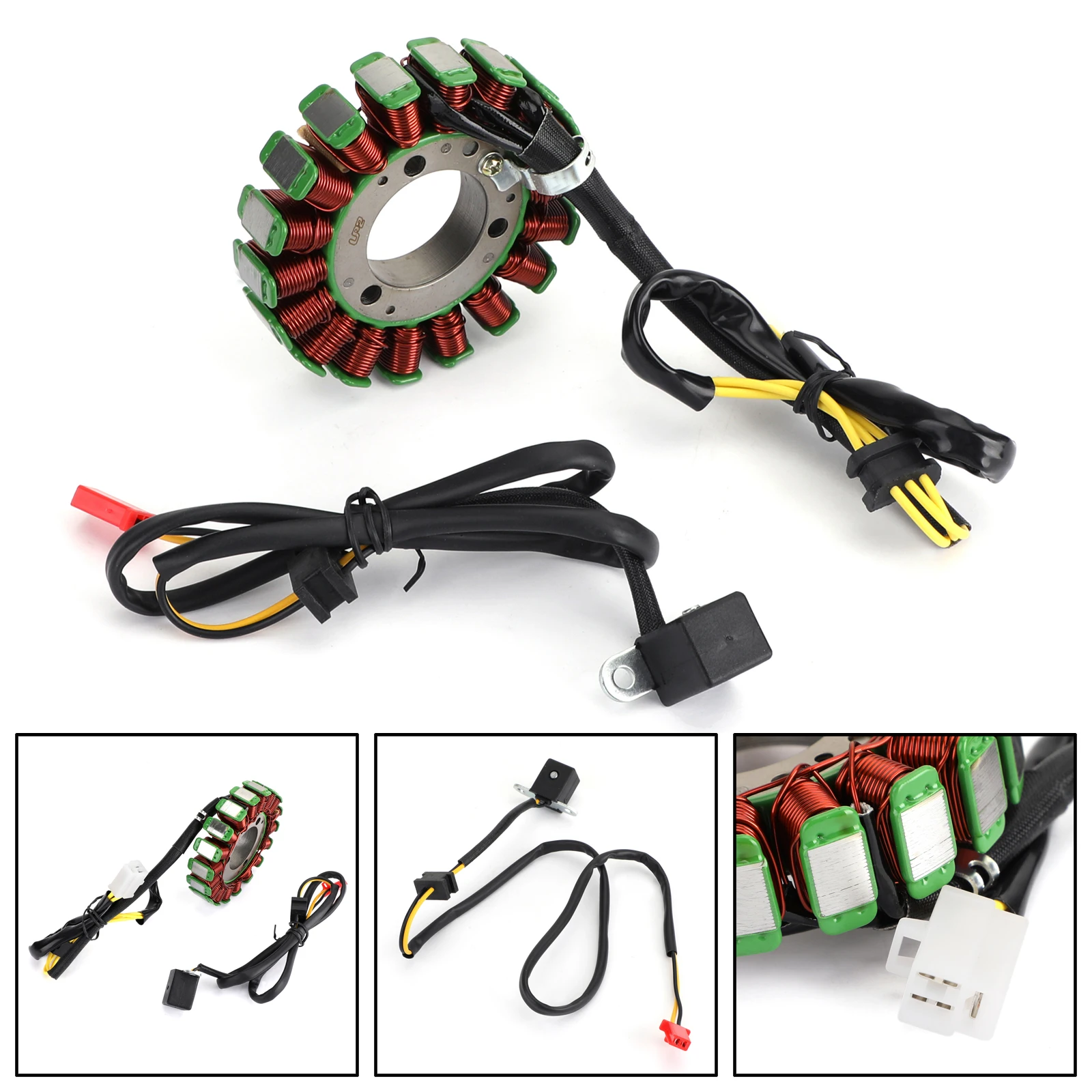 For Kawasaki EN450 Vulcan 500 1990-1996 EX500 Ninja 500R 06-09 Generator Stator Coil KLE400 KLE500 KLE 400 500
For Kawasaki EN450 Vulcan 500 1990-1996 EX500 Ninja 500R 06-09 Generator Stator Coil KLE400 KLE500 KLE 400 500