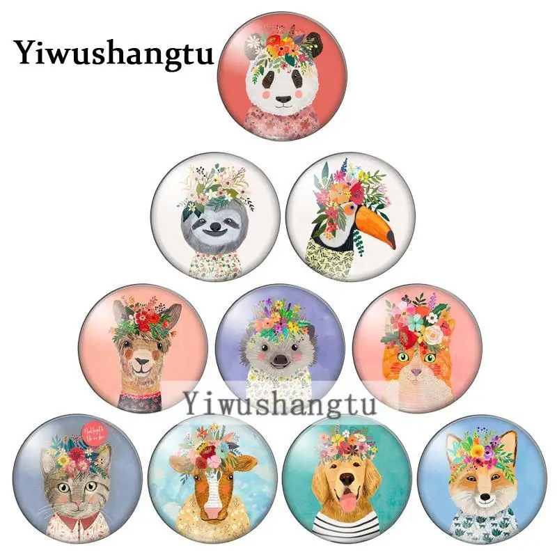 New Fashion Cartoon Lovely Flower Animals 8mm/10mm/ 12mm/Round photo glass cabochon demo flat back Making findings ZB0543
New Fashion Cartoon Lovely Flower Animals 8mm/10mm/ 12mm/Round photo glass cabochon demo flat back Making findings ZB0543