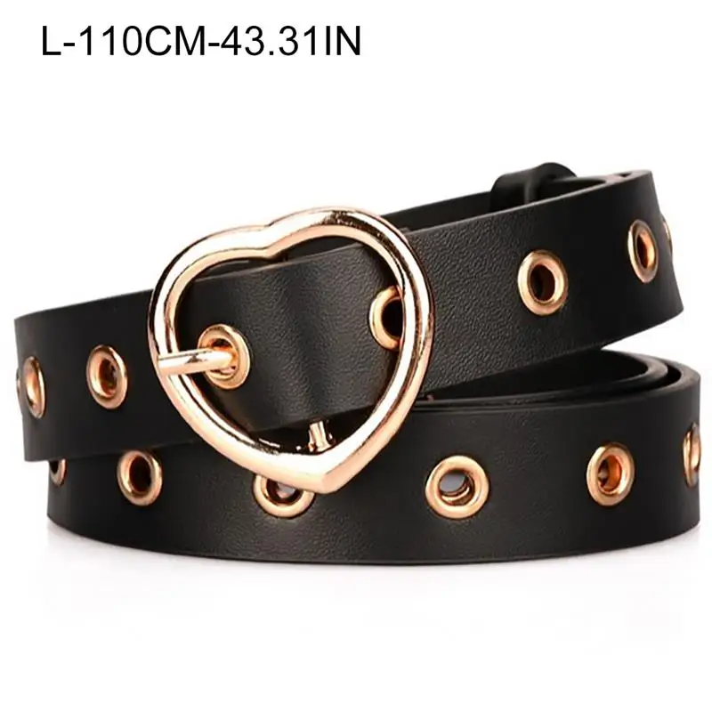 Women Belt Fashion Waist Belt PU Leather Metal Buckle Heart Pin Belts For Ladies Leisure Dress Jeans Wild Waistband
Women Belt Fashion Waist Belt PU Leather Metal Buckle Heart Pin Belts For Ladies Leisure Dress Jeans Wild Waistband