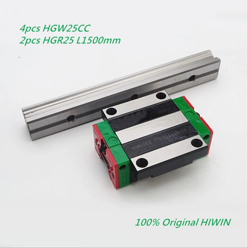 4 шт. оригинальный линейный фланцевый кареточный блок HIWIN HGW25CC + линейная направляющая HGR25 -1500 мм
4 шт. оригинальный линейный фланцевый кареточный блок HIWIN HGW25CC + линейная направляющая HGR25 -1500 мм