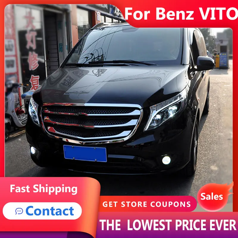 HANA для автомобиля Benz VITO 2013-2019 DRL дневные ходовые огни фары светодиодные биксеноновые лампы противотуманные фары тюнинг автомобильные аксессуары
HANA для автомобиля Benz VITO 2013-2019 DRL дневные ходовые огни фары светодиодные биксеноновые лампы противотуманные фары тюнинг автомобильные аксессуары