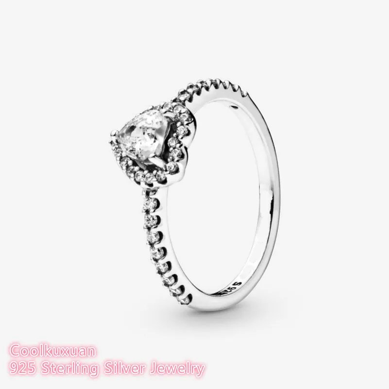 100% 925 Sterling Silver Silver Elevated Heart Ring For Women Wedding Gift Original Jewelry Accessories
100% 925 Sterling Silver Silver Elevated Heart Ring For Women Wedding Gift Original Jewelry Accessories