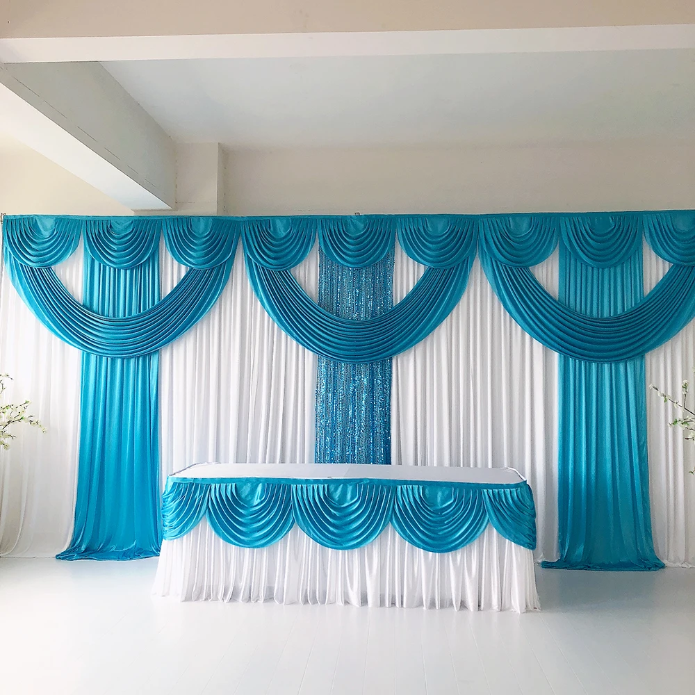 2020 Nov New Arrival 3m H x6m W Ice Silk Backdrop Swag Wedding Party Decoration
2020 Nov New Arrival 3m H x6m W Ice Silk Backdrop Swag Wedding Party Decoration
