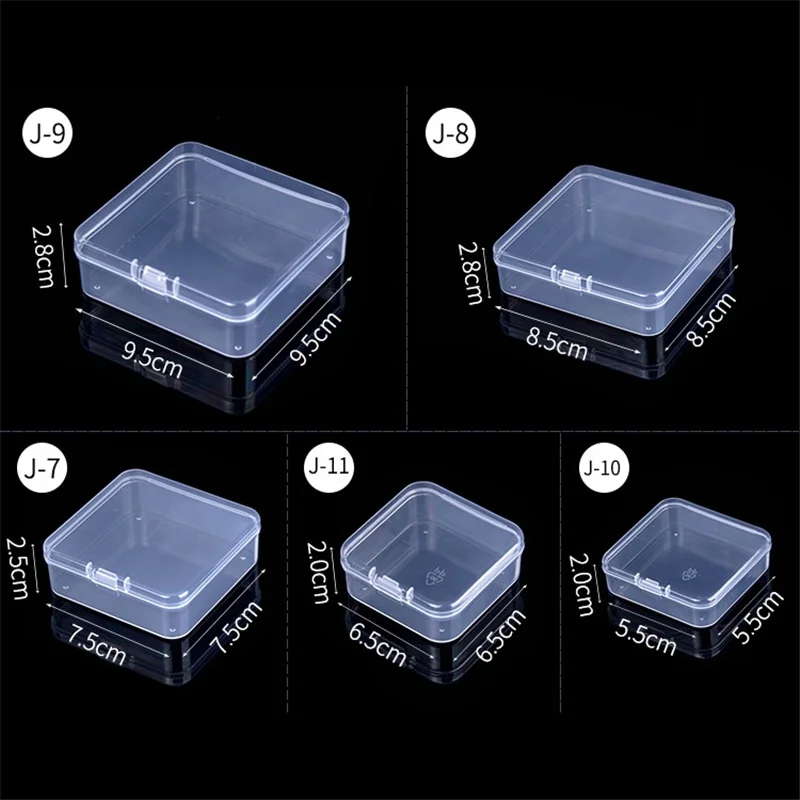 200Pcs/Lot Square Plastic Transparent Storage Box Jewelry Beads Container Fishing Tools Accessories Box Sundries Organizer Case
200Pcs/Lot Square Plastic Transparent Storage Box Jewelry Beads Container Fishing Tools Accessories Box Sundries Organizer Case