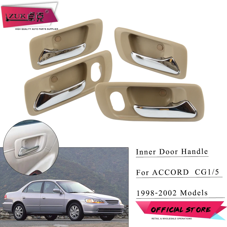 ZUK Car-Styling Chroming Auto Inner Door Handle Car Interior Door Handle For HONDA For ACCORD 1998-2002 CG1 CG5 CF9 Beige Color
ZUK Car-Styling Chroming Auto Inner Door Handle Car Interior Door Handle For HONDA For ACCORD 1998-2002 CG1 CG5 CF9 Beige Color