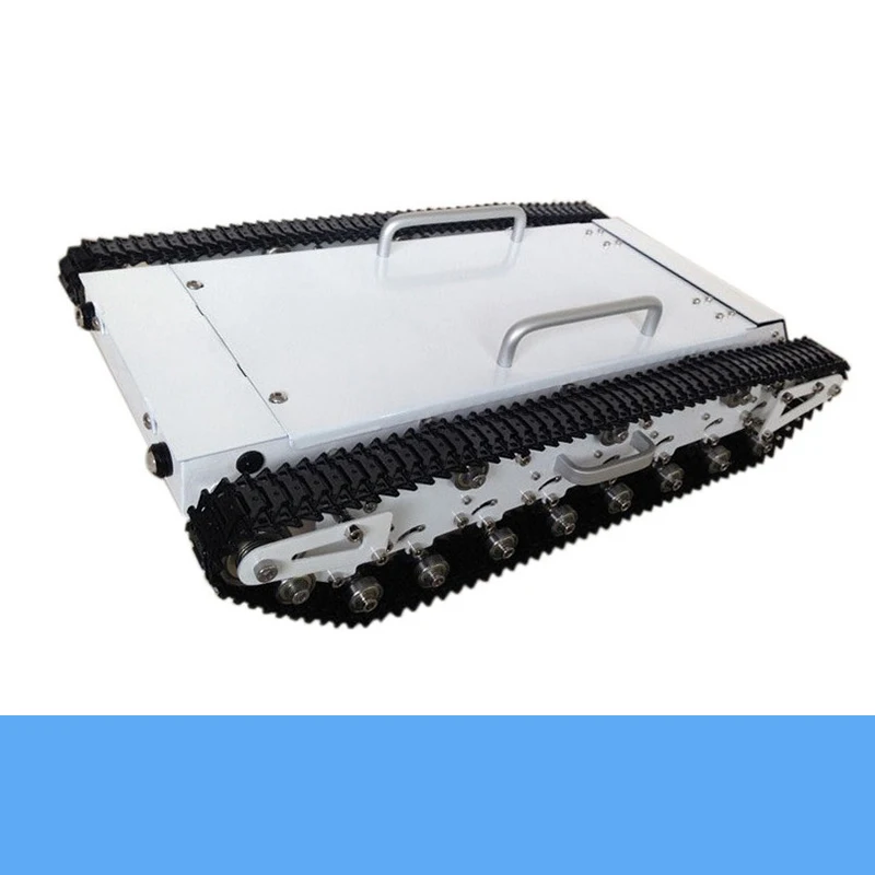 WT-500 Full Metal Shock Absorbing Crawler RC Robot Tank Chassis Kit High Torque Motor Metal Bearing Assembled 30KG DIY Education
WT-500 Full Metal Shock Absorbing Crawler RC Robot Tank Chassis Kit High Torque Motor Metal Bearing Assembled 30KG DIY Education