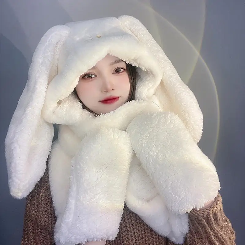 2021 Winter Bunny Hat Scarf Gloves Set Keep Warm Soft Hat For Women Children Free Shipping Cute Bunny Fluffy Ear Thick Pocket
2021 Winter Bunny Hat Scarf Gloves Set Keep Warm Soft Hat For Women Children Free Shipping Cute Bunny Fluffy Ear Thick Pocket