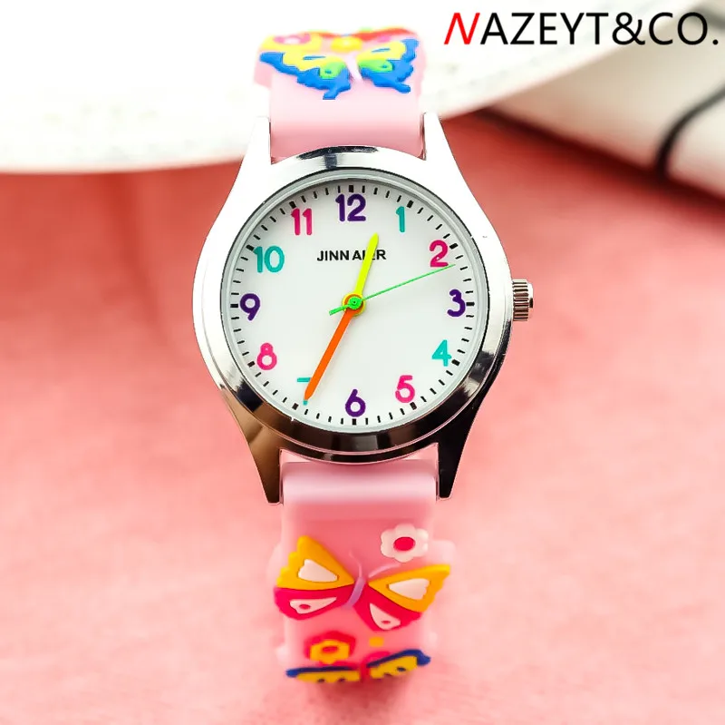 dropshipping NAZEYT children candy watch boys girls color no. scale simple design with 3d cartoon butterfly silicone strap clock
dropshipping NAZEYT children candy watch boys girls color no. scale simple design with 3d cartoon butterfly silicone strap clock