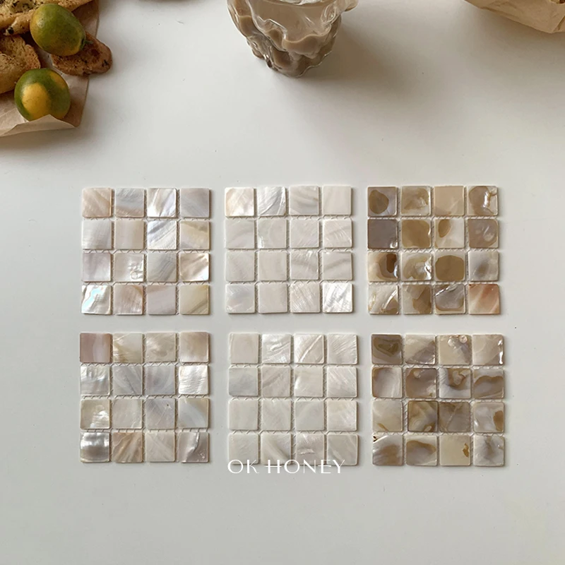 Ins Korea Natural Shell Square Coaster Mosaic Heat Insulation Pendant Photography Props Room Home Decoration Placemat 8.5*8.5Cm
Ins Korea Natural Shell Square Coaster Mosaic Heat Insulation Pendant Photography Props Room Home Decoration Placemat 8.5*8.5Cm