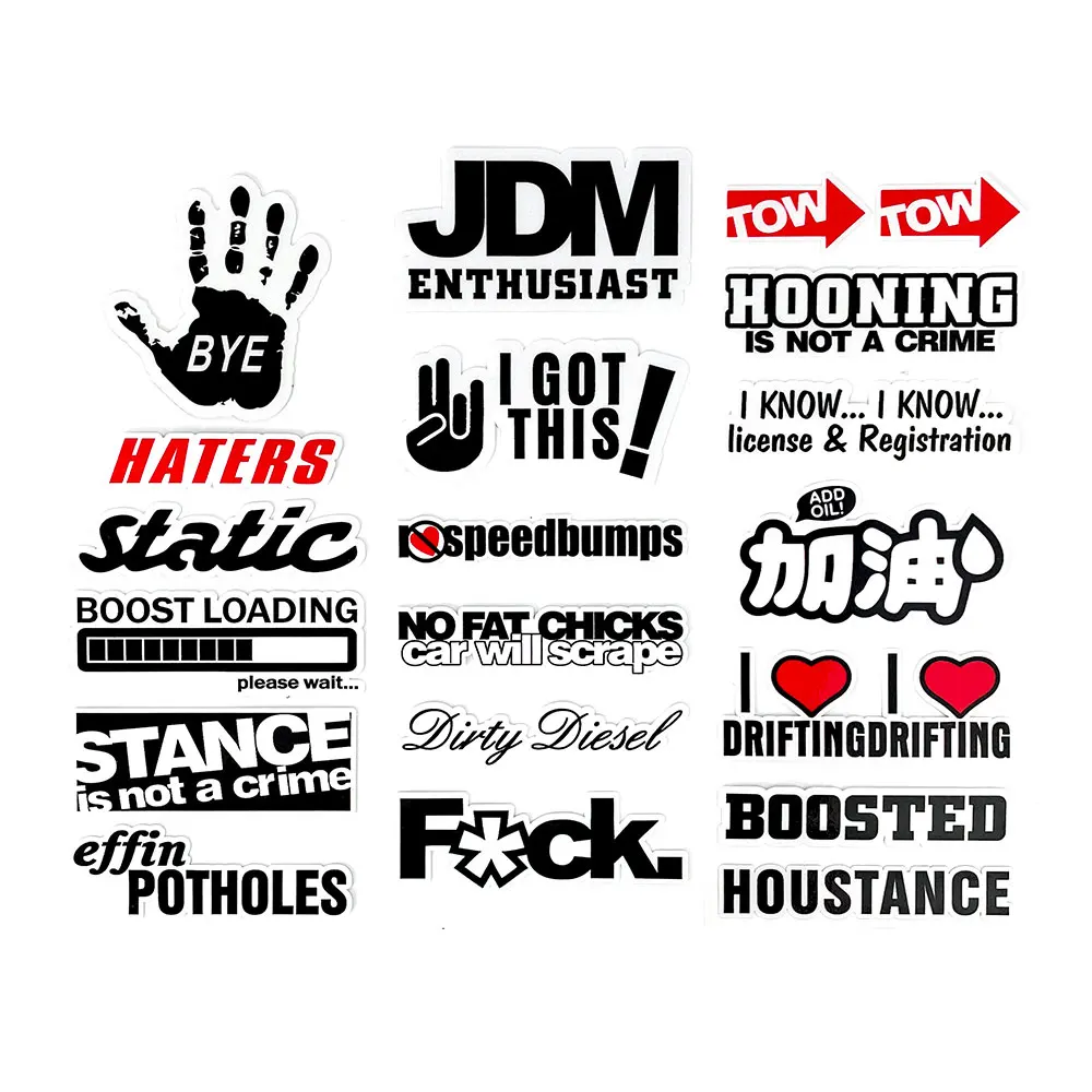 Car Styling Reflective Funny JDM Sticker Label Motorcycle Stickers Decals Auto decoration for Honda HRC Racing
Car Styling Reflective Funny JDM Sticker Label Motorcycle Stickers Decals Auto decoration for Honda HRC Racing