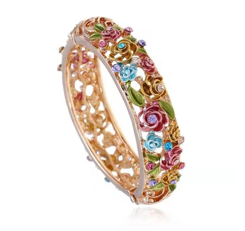 Bracelet Cloisonne Ethnic Style Jewelry Female Hollow Handmade Painted Alloy Clothing Accessories
Bracelet Cloisonne Ethnic Style Jewelry Female Hollow Handmade Painted Alloy Clothing Accessories