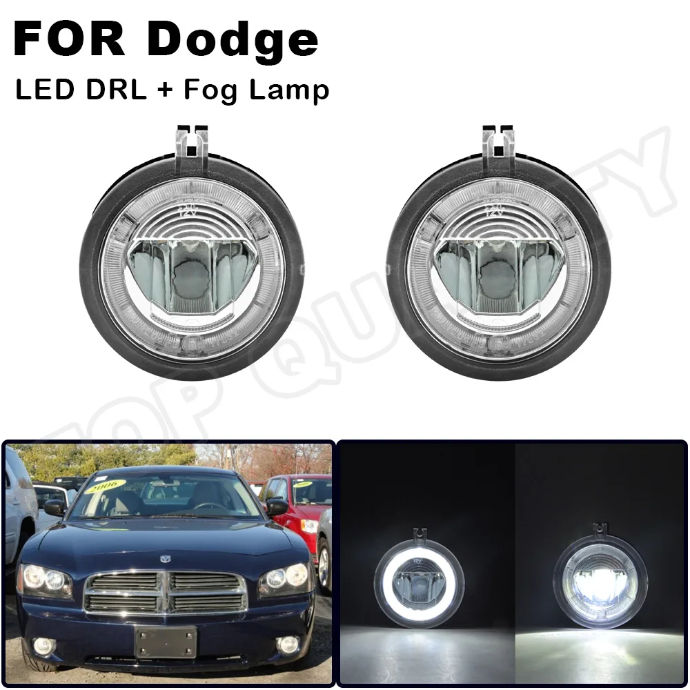 2x LED DRL Daytime Running Light LED Fog Lamp For Dodge Avenger Charger Challenger Nitro Caravan Caliber 2007-2009
2x LED DRL Daytime Running Light LED Fog Lamp For Dodge Avenger Charger Challenger Nitro Caravan Caliber 2007-2009