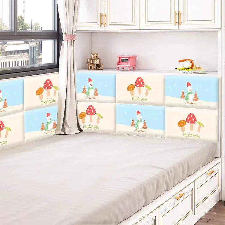 Bed Headboard Wall Sticker Home Decor Kids Room Cartoon Anti-Collision Soft Pack Bedroom Tatami Self-adhesive Headboards Sticker
Bed Headboard Wall Sticker Home Decor Kids Room Cartoon Anti-Collision Soft Pack Bedroom Tatami Self-adhesive Headboards Sticker