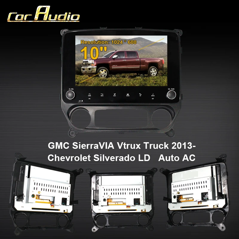 Multimedia Android 9 Car Radio GPS Navigation Unit for GMC Sierra VIA Vtrux Truck/Chevrolet Silverado Car Stereo Tape Recorder
Multimedia Android 9 Car Radio GPS Navigation Unit for GMC Sierra VIA Vtrux Truck/Chevrolet Silverado Car Stereo Tape Recorder