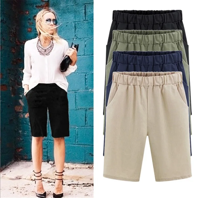 Plus Size Short Womens Summer Female Women Elastic High Waist Loose Large Size Solid Packet Casual Beach Short M -6XL
Plus Size Short Womens Summer Female Women Elastic High Waist Loose Large Size Solid Packet Casual Beach Short M -6XL