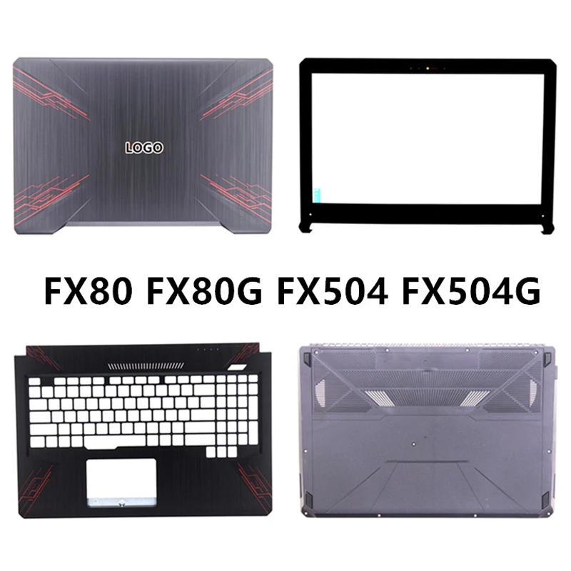 NEW Laptop For ASUS FX80 FX80G FX504 FX504G LCD Back Cover Top Case/Front Bezel/Palmrest/Bottom Base Cover Case/Hinges
NEW Laptop For ASUS FX80 FX80G FX504 FX504G LCD Back Cover Top Case/Front Bezel/Palmrest/Bottom Base Cover Case/Hinges