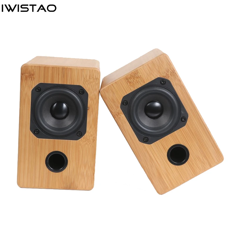 IWISTAO 3 Inch Full Range Speaker 1 Pair Monitor Bamboo Cabinet Computer Desktop Speakers HIFI Audio DIY For Tube Amplifier
IWISTAO 3 Inch Full Range Speaker 1 Pair Monitor Bamboo Cabinet Computer Desktop Speakers HIFI Audio DIY For Tube Amplifier