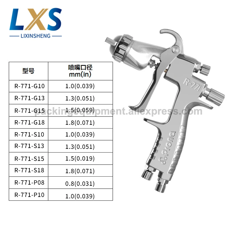 Taiwan Prona Pneumatic Spraying Equipment R711/R771 Furniture Paint Manual Spray Gun
Taiwan Prona Pneumatic Spraying Equipment R711/R771 Furniture Paint Manual Spray Gun