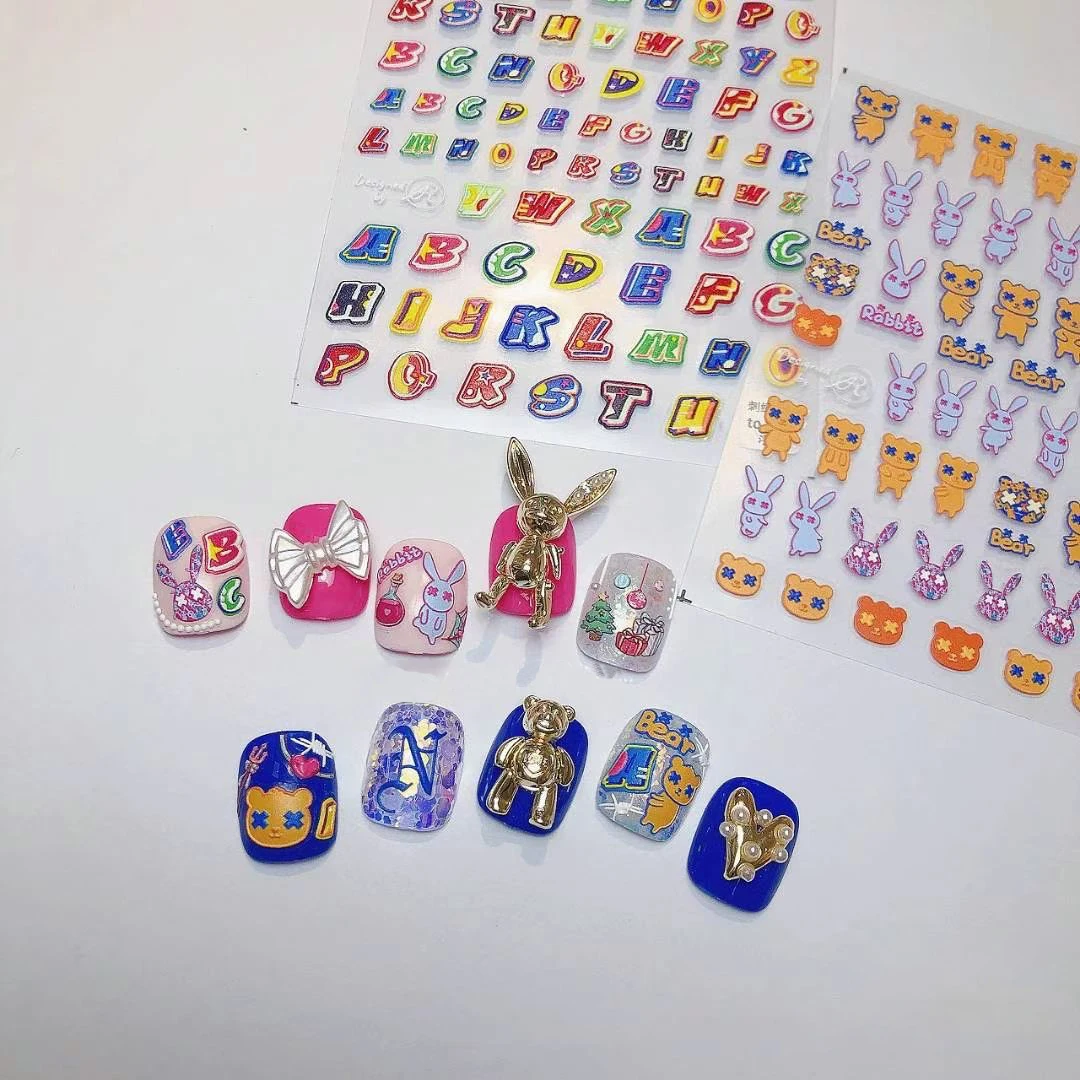 New Character Autumn Winter Rabbit Bear 3D Engraved Nail Sticker Nail Art Decorations Nail Decals Design (to 880)
New Character Autumn Winter Rabbit Bear 3D Engraved Nail Sticker Nail Art Decorations Nail Decals Design (to 880)