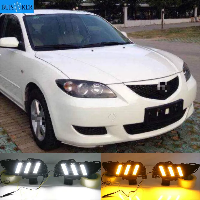 2 Pcs DRL For Mazda 3 Mazda3 Axela 2006-2009 LED DRL Daytime Running Lights with turn signal Fog light cover
2 Pcs DRL For Mazda 3 Mazda3 Axela 2006-2009 LED DRL Daytime Running Lights with turn signal Fog light cover