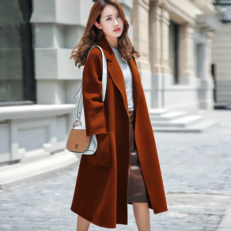 Double Side 300% Wool Coat 2020 Autumn Winter Jacket Women Coat Female Korean Long Coats Casaco Feminino MY3793
Double Side 300% Wool Coat 2020 Autumn Winter Jacket Women Coat Female Korean Long Coats Casaco Feminino MY3793