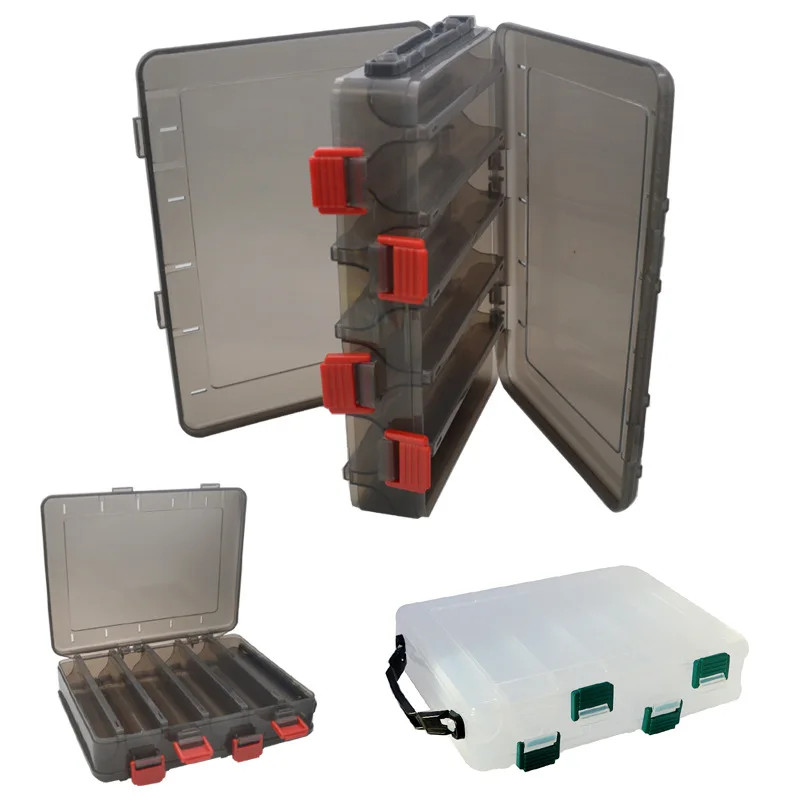 Fishing Tackle Boxes.Double LURE bait box,Wooden shrimp box, transparent storage box,Bait hook fishing tackle box,
Fishing Tackle Boxes.Double LURE bait box,Wooden shrimp box, transparent storage box,Bait hook fishing tackle box,
