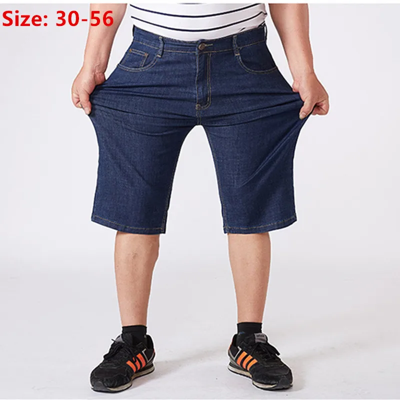 Summer Denim Shhorts Stretch High Waist Plus Size 42 46 48 52 56 Loose Elastic Extra Large Jean Bermuda Male Half Trouseres
Summer Denim Shhorts Stretch High Waist Plus Size 42 46 48 52 56 Loose Elastic Extra Large Jean Bermuda Male Half Trouseres