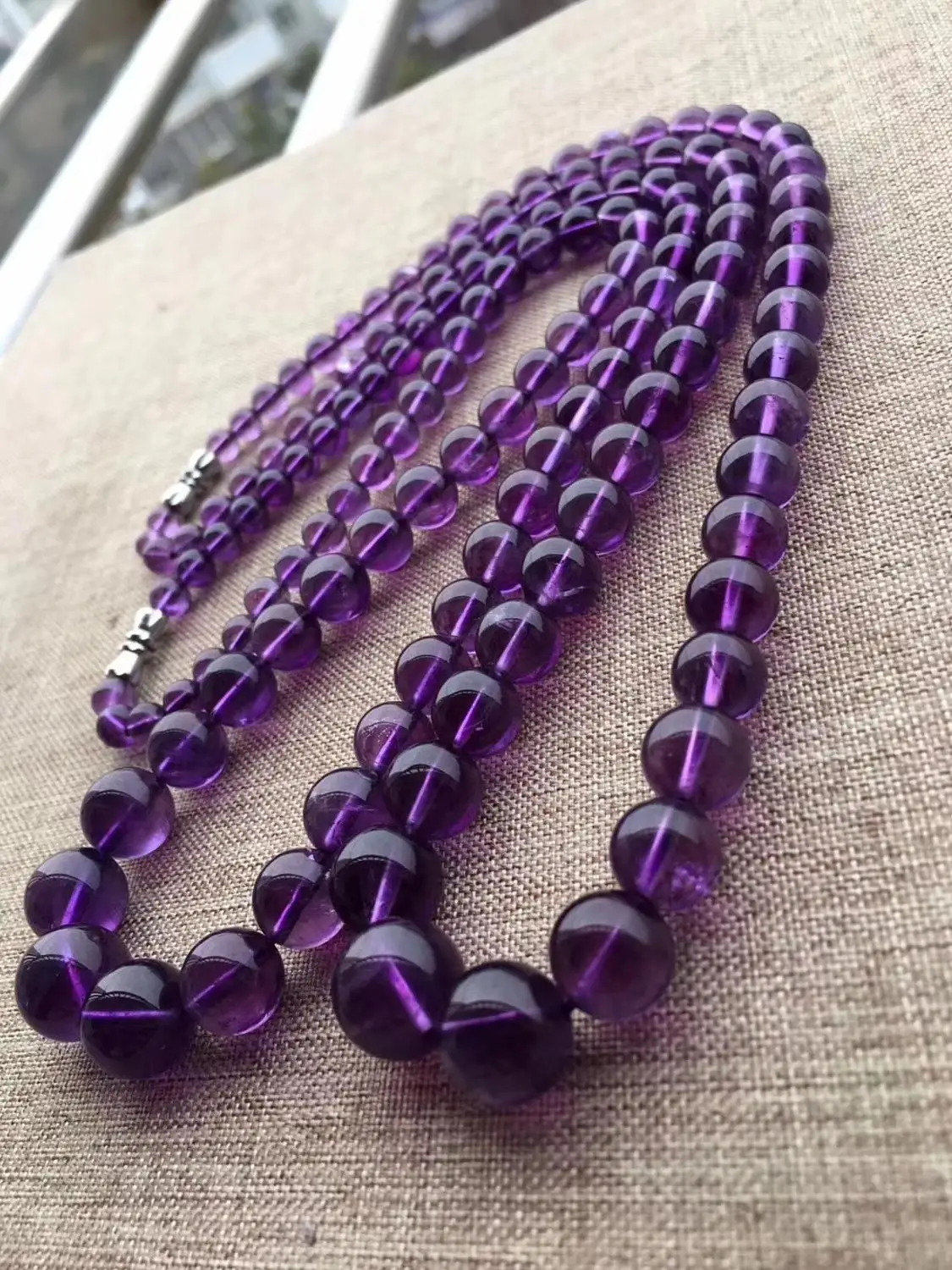 Natural Purple Amethyst Quartz Round Beads Pendant Necklace Women Crystal Clear Beads 6-11mm Reiki Pendant Jewelry AAAAA
Natural Purple Amethyst Quartz Round Beads Pendant Necklace Women Crystal Clear Beads 6-11mm Reiki Pendant Jewelry AAAAA