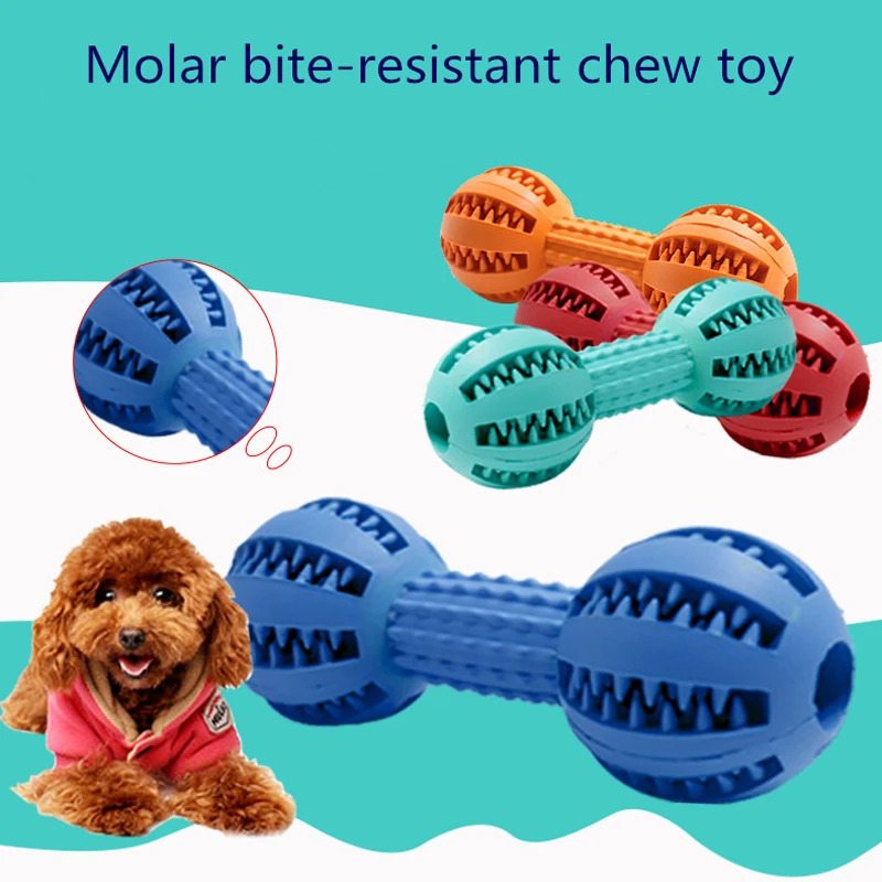 Pet Sof Pet Dog Toys Extra-tough Rubber Dumbbell Shape Toy Funny Interactive Dog Chew Toys For Dog Tooth Clean Ball Of Food
Pet Sof Pet Dog Toys Extra-tough Rubber Dumbbell Shape Toy Funny Interactive Dog Chew Toys For Dog Tooth Clean Ball Of Food