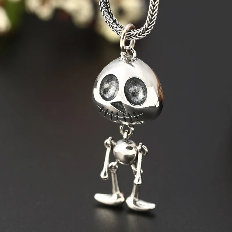 Necklace Pendant 100% 925 Sterling Silver Men Women 2021 Punk Creative Fun Little Devil Skull Vintage Jewelry Sieraden Maken
Necklace Pendant 100% 925 Sterling Silver Men Women 2021 Punk Creative Fun Little Devil Skull Vintage Jewelry Sieraden Maken