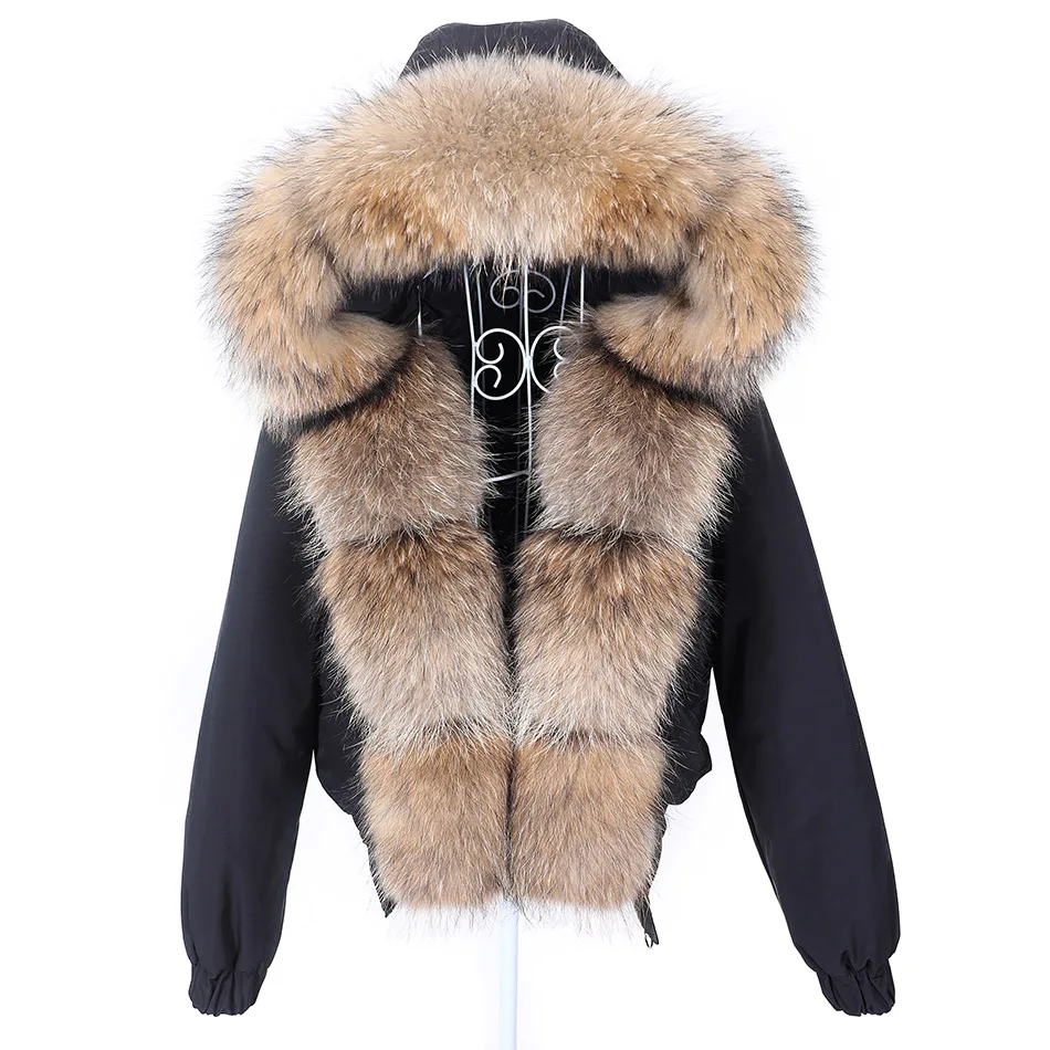 2022 new Fashion Waterproof Short Women's Natural Raccoon Big Fur Collar Real Fox Fur coat Winter Parka Bomber Jacket
2022 new Fashion Waterproof Short Women's Natural Raccoon Big Fur Collar Real Fox Fur coat Winter Parka Bomber Jacket