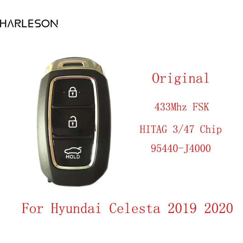 Оригинальный 2019 2020 смарт-ключ для Hyundai Celesta 433,92 МГц FSK NCF29A1X / HITAG 3 / 47 чип P/N 95440-J4000
Оригинальный 2019 2020 смарт-ключ для Hyundai Celesta 433,92 МГц FSK NCF29A1X / HITAG 3 / 47 чип P/N 95440-J4000
