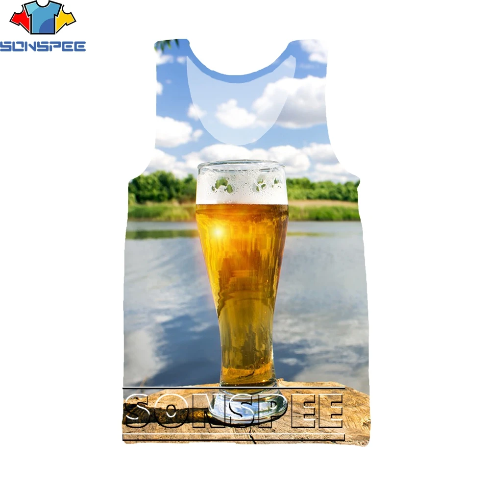 SONSPEE 3D Printing Beer Summer Sleeveless Vest Men/women Fashion Hip-hop Trend Street Personality Sports All-match Casual Top
SONSPEE 3D Printing Beer Summer Sleeveless Vest Men/women Fashion Hip-hop Trend Street Personality Sports All-match Casual Top