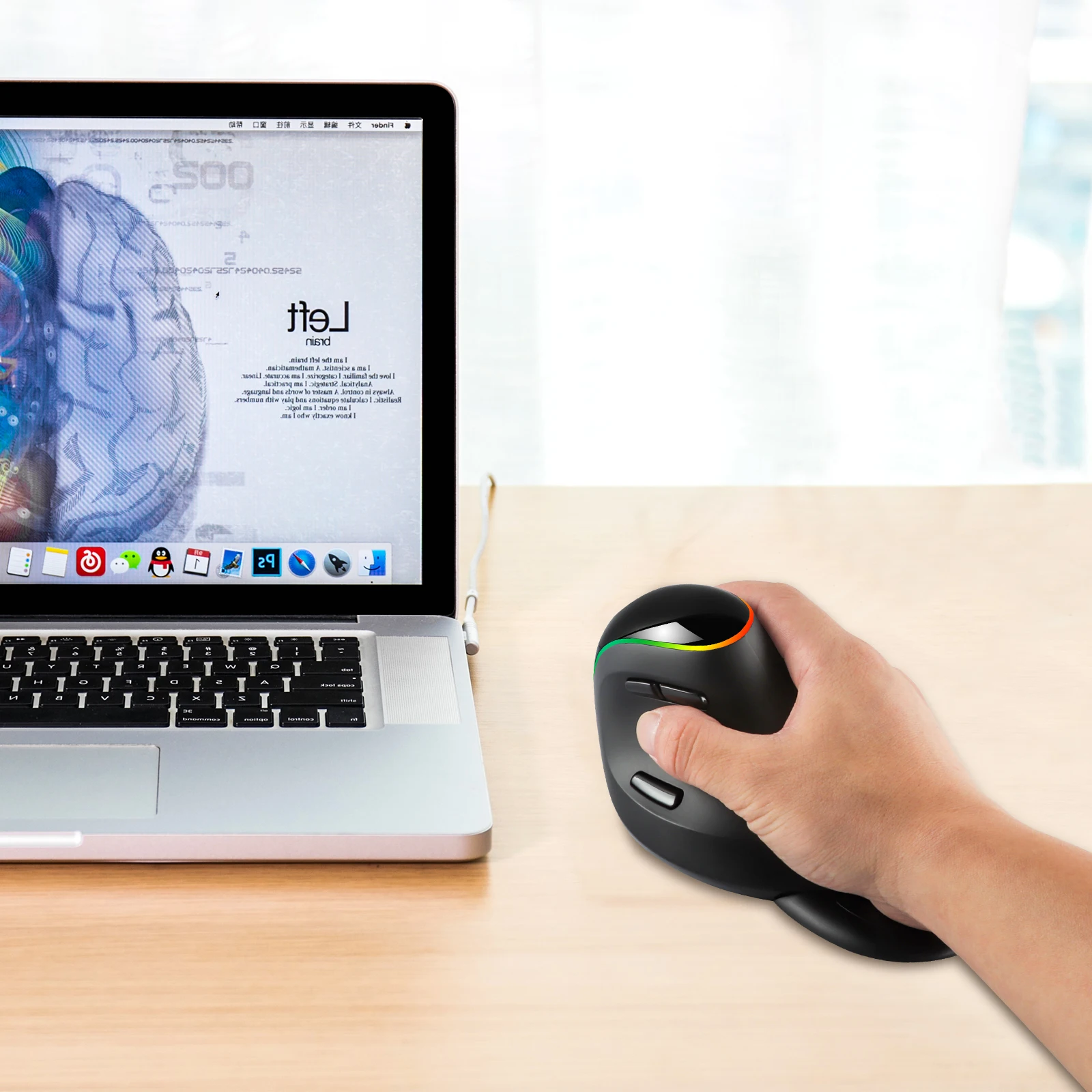 Ergonomic Vertical Mouse USB Wireless Mouse Gamer RGB Colorful Optical Computer Mause 1600DPI Charging Office Mice For Laptop PC
Ergonomic Vertical Mouse USB Wireless Mouse Gamer RGB Colorful Optical Computer Mause 1600DPI Charging Office Mice For Laptop PC