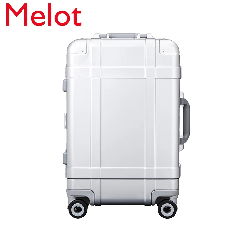 Aluminum Magnesium Suitcase Men's Business Boarding Bag Women's Trolley Case 20-Inch Luggage
Aluminum Magnesium Suitcase Men's Business Boarding Bag Women's Trolley Case 20-Inch Luggage