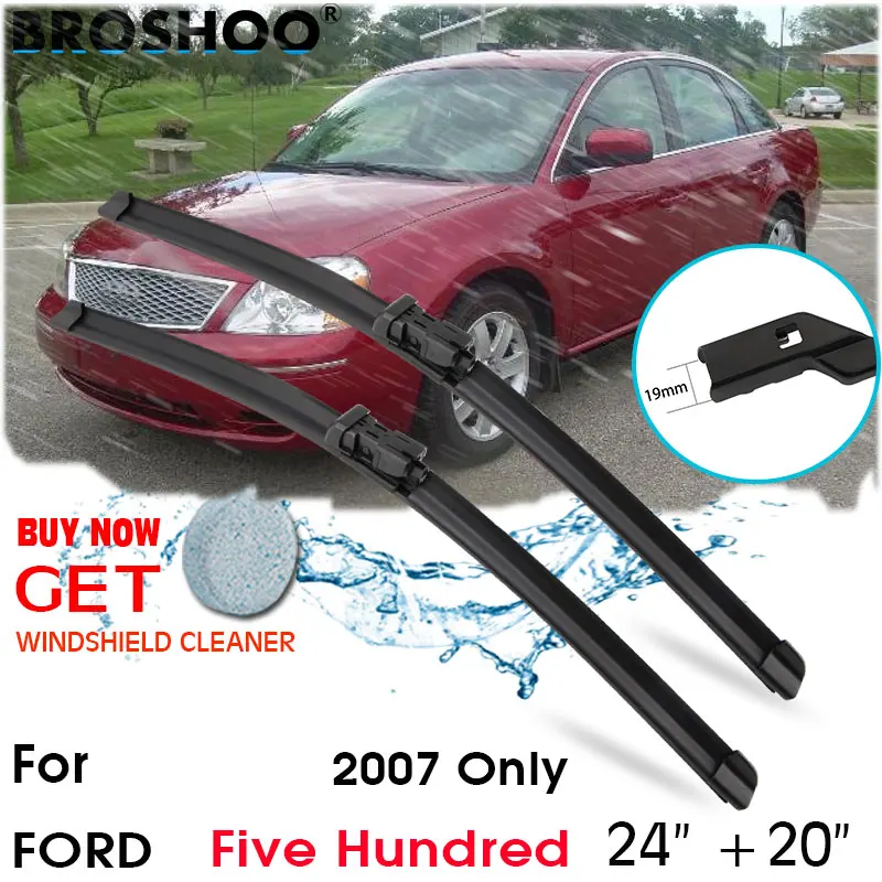 Car Wiper Blade Window Windscreen Windshield Wipers Blades Button Arm Auto Accessories For Ford Five Hundred 24''+20'' 2007 Only
Car Wiper Blade Window Windscreen Windshield Wipers Blades Button Arm Auto Accessories For Ford Five Hundred 24''+20'' 2007 Only