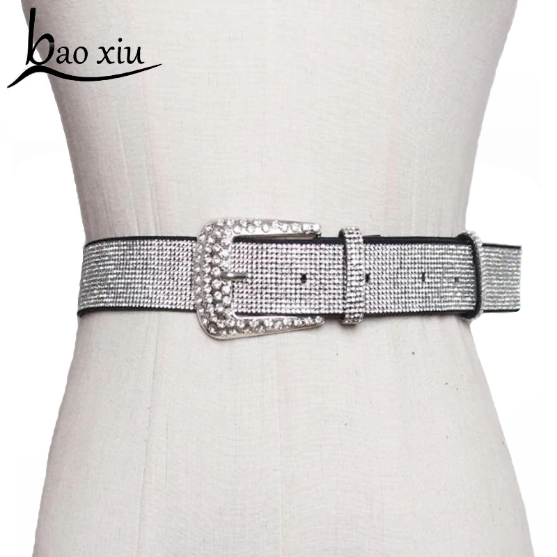 New Personality Luxury Leather metal belts female jeans Dress waist belts silver crystal lady Straps bondage belts accessory
New Personality Luxury Leather metal belts female jeans Dress waist belts silver crystal lady Straps bondage belts accessory