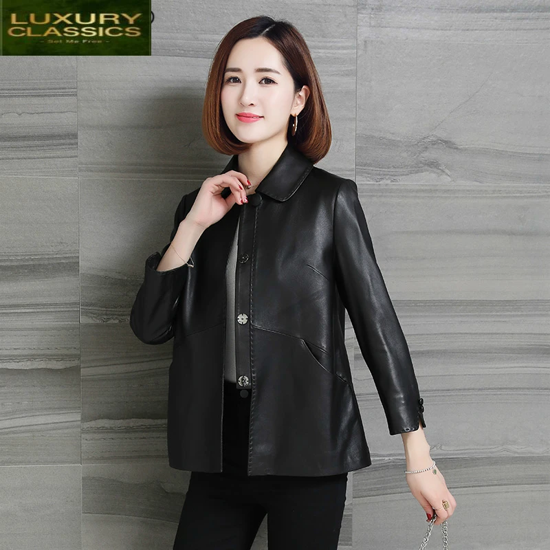 Sheepskin Coats Female Natural Genuine Leather Montone Jacket Women Spring Autumn Warm Clothes Mink Fur Down 2021 LWL1470
Sheepskin Coats Female Natural Genuine Leather Montone Jacket Women Spring Autumn Warm Clothes Mink Fur Down 2021 LWL1470